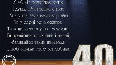 40 років день народження мужчині