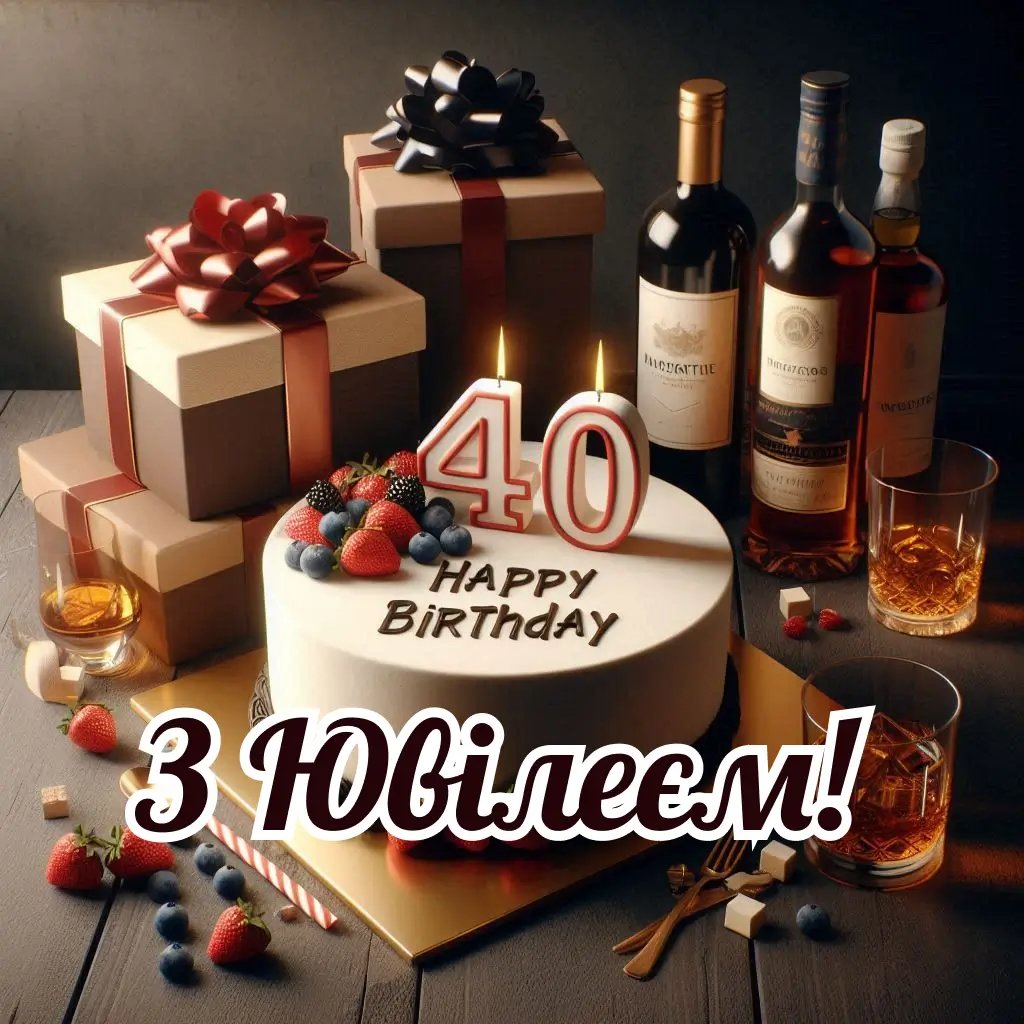 40 років день народження мужчині