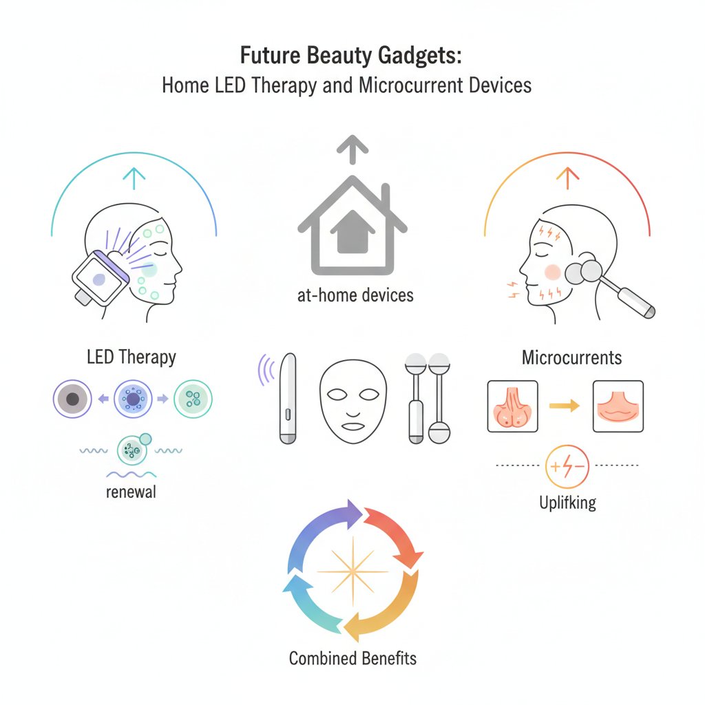 Б'юті-гаджети майбутнього: огляд домашніх апаратів для LED-терапії та мікрострумів