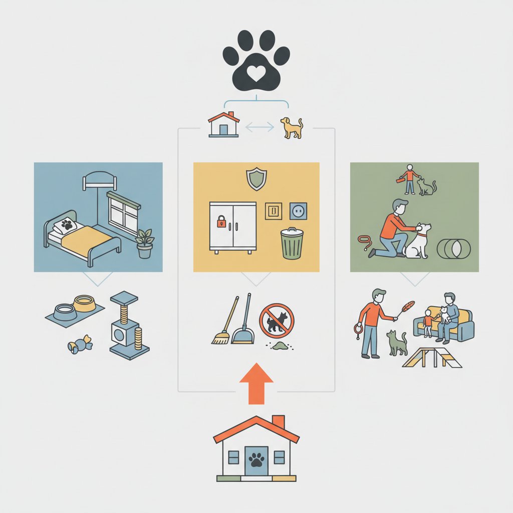 Чотирилапі члени родини: як адаптувати дім для комфортного життя з улюбленцем