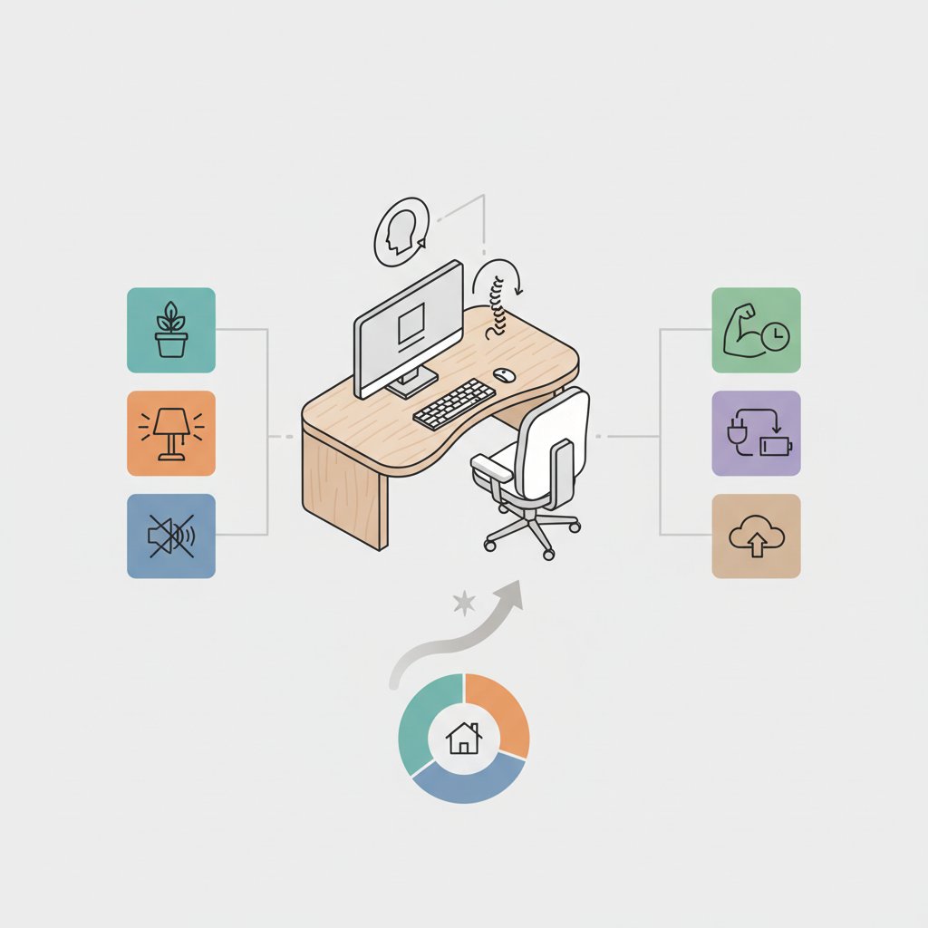 Домашній офіс 2026: облаштовуємо стильне та ергономічне місце для віддаленої роботи