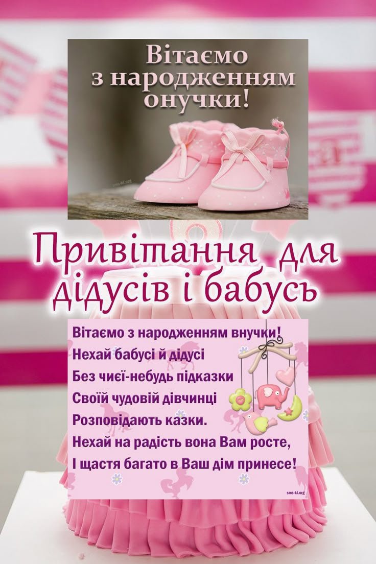 привітання бабусі з днем народження онучки