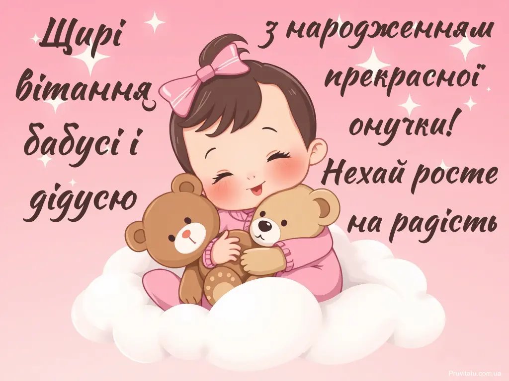 поздравления с рождением внучки