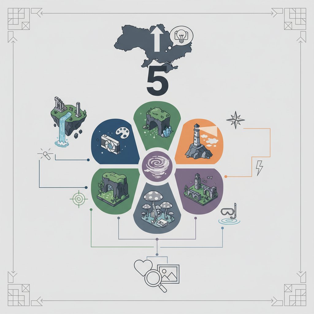 Топ-5 секретних локацій України: куди поїхати за натхненням та неймовірними кадрами