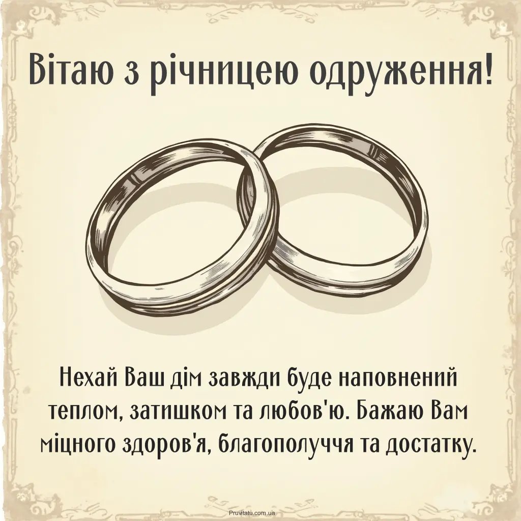 вітання річниця весілля