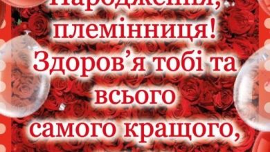 вітання з днем народження племінниці від тітки
