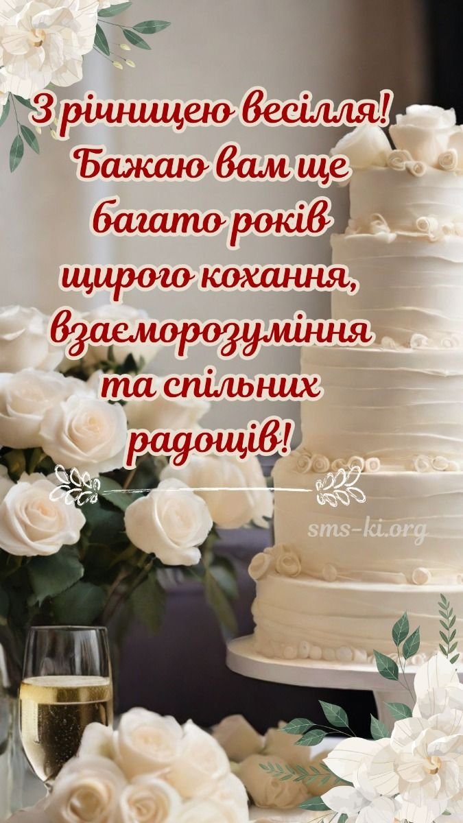 вітання з річницею шлюбу