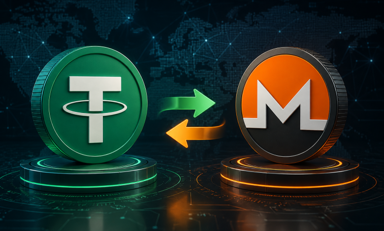 Обмін Tether (USDT) з Monero (XMR)