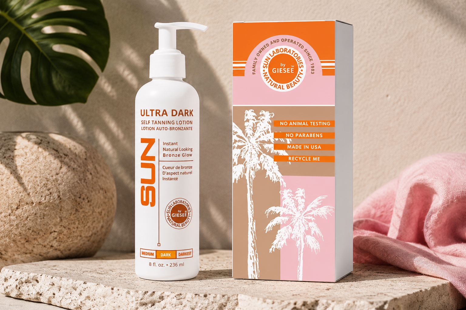 sun self tanning lotion for sensitive skin