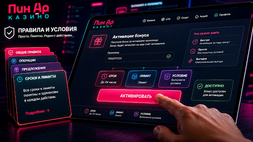 Как понятная структура правил в Пин Ап казино упрощает работу с онлайн-платформой