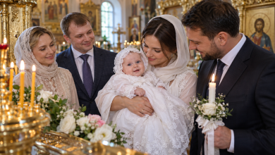 Хрестини дитини та привітання хрещеним батькам