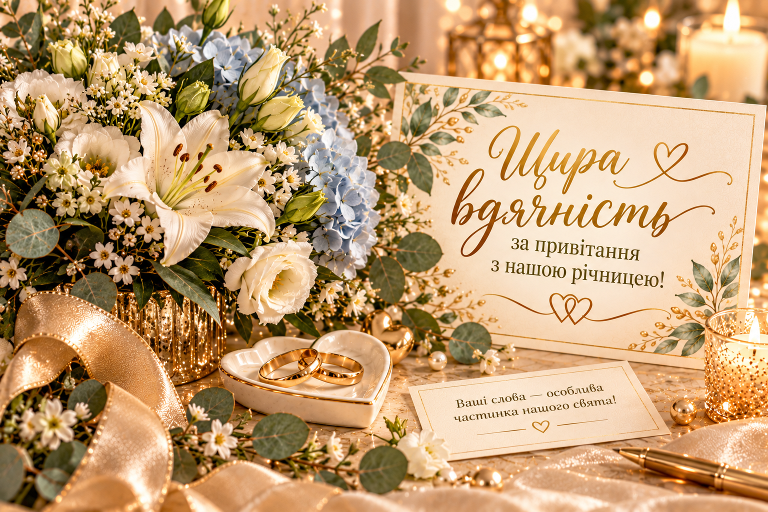 Щира вдячність у квітковій композиції