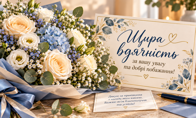 Щира вдячність_ квіти й листівки
